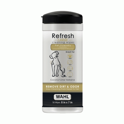 Wahl Refresh 50 Large cleaning wipes for dogs